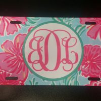 lilly inspired license plate
